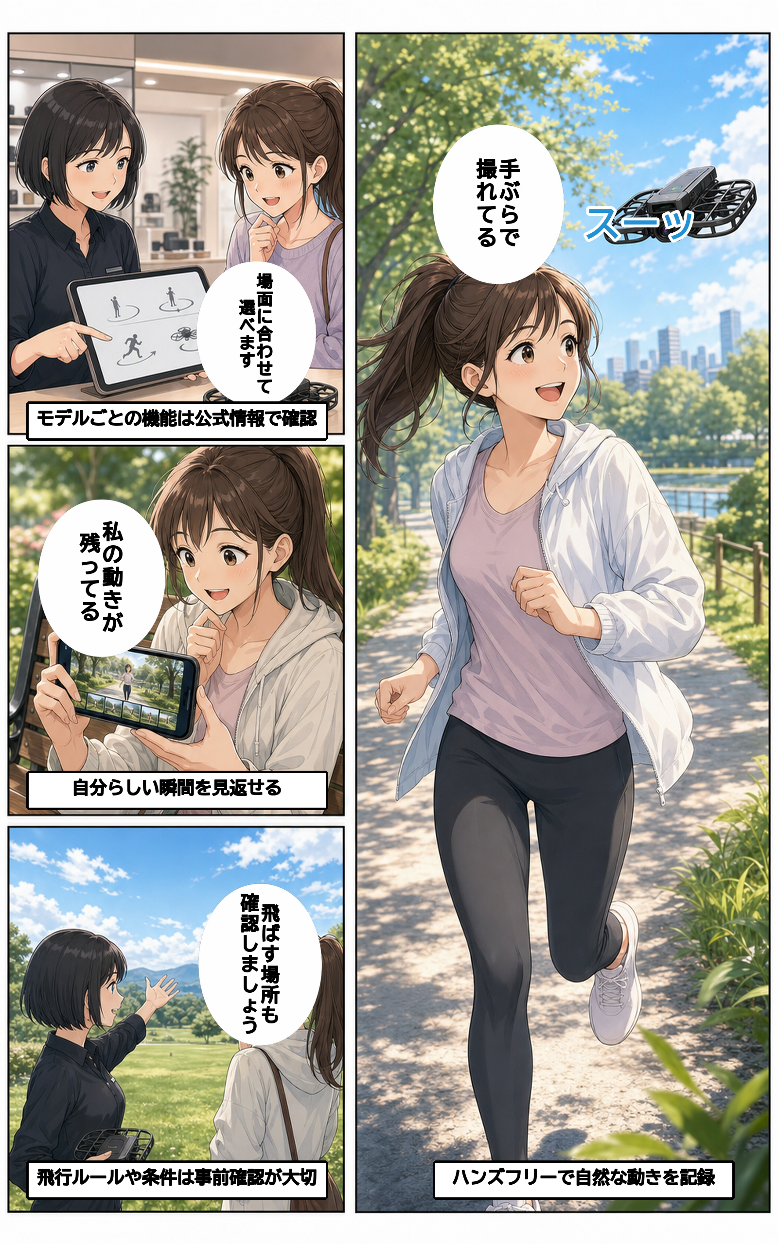AIエージェントで自動生成した広告漫画の4ページ目